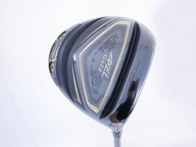 Driver : Tsuruya : Tsuruya AXEL Gold Premium III (รุ่นปี 2019 ตัวท๊อป หน้าเด้งสุดๆ COR 0.86 ของใหม่ 4 หมื่น) Loft 10.5 Flex R
