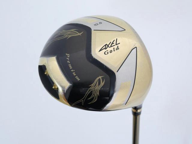 Driver : Tsuruya : Tsuruya AXEL Gold Premium (460cc. ตัวท๊อป หน้าเด้ง Non-Conform ของใหม่ 4 หมื่น) Loft 10.5 Flex S