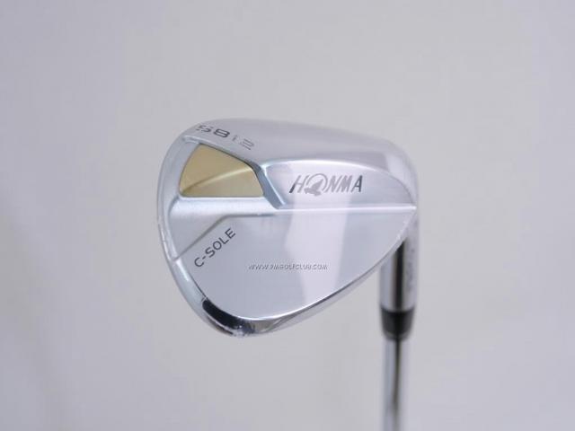 Wedge : Honma : **ของใหม่ ยังไม่แกะพลาสติก** Wedge Honma Tour World TW-W C-Sole (รุ่นล่าสุด ออกปี 2021) Loft 58 ก้านเหล็ก Dynamic Gold S200