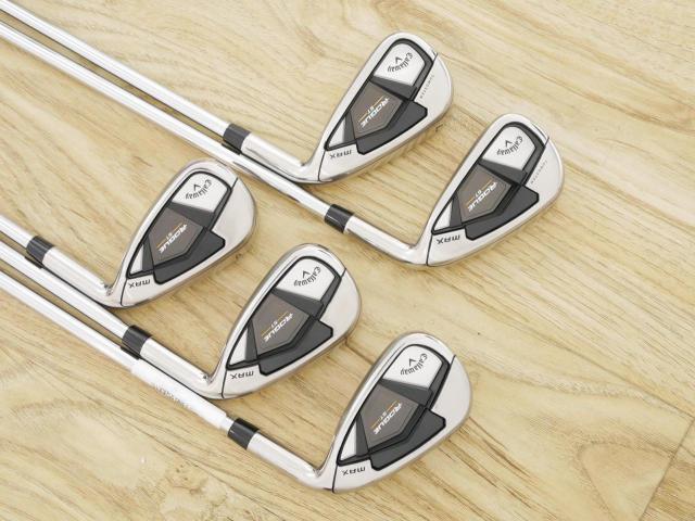 Iron set : Callaway : ชุดเหล็ก Callaway Rogue ST Max (ออกปี 2022 ตีง่าย ไกลมาก) มีเหล็ก 6-Pw (5 ชิ้น) ก้านเหล็ก Dynamic Gold 95 S200