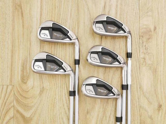Iron set : Callaway : ชุดเหล็ก Callaway Rogue ST Max (ออกปี 2022 ตีง่าย ไกลมาก) มีเหล็ก 6-Pw (5 ชิ้น) ก้านเหล็ก Dynamic Gold 95 S200