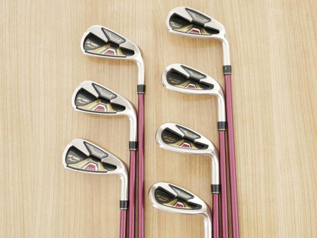 Iron set : Yonex : ชุดเหล็ก Yonex Royal DTP (ออกปี 2016 ท๊อปสุด ก้านดีมาก หน้าเด้ง ตีไกลสุดๆ) มีเหล็ก 7-Pw,Aw,As,Sw (7 ชิ้น) ก้านกราไฟต์ Flex SR