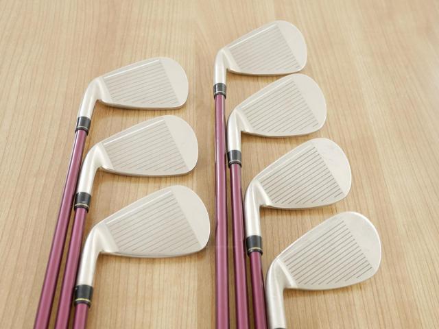 Iron set : Yonex : ชุดเหล็ก Yonex Royal DTP (ออกปี 2016 ท๊อปสุด ก้านดีมาก หน้าเด้ง ตีไกลสุดๆ) มีเหล็ก 7-Pw,Aw,As,Sw (7 ชิ้น) ก้านกราไฟต์ Flex SR