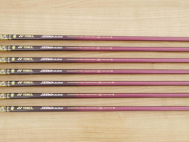 Iron set : Yonex : ชุดเหล็ก Yonex Royal DTP (ออกปี 2016 ท๊อปสุด ก้านดีมาก หน้าเด้ง ตีไกลสุดๆ) มีเหล็ก 7-Pw,Aw,As,Sw (7 ชิ้น) ก้านกราไฟต์ Flex SR