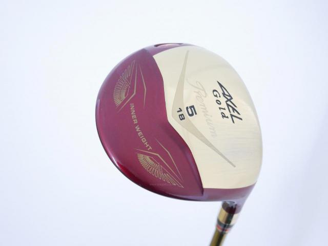 Fairway Wood : Tsuruya : หัวไม้ 5 Tsuruya AXEL Gold Premium IV (รุ่นปี 2021 ตัวท๊อป ของใหม่ 2 หมื่นกว่า) Loft 18 Flex R