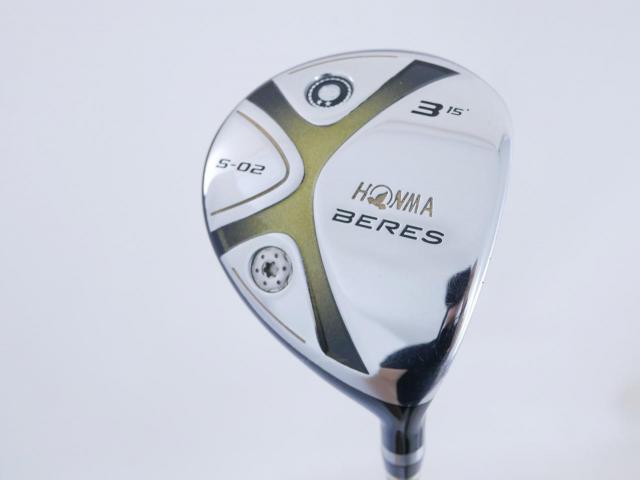 Fairway Wood : Honma : หัวไม้ 3 Honma Beres S-02 Loft 15 ก้าน ARMRQ 6 (49) Flex SR (2 ดาว)