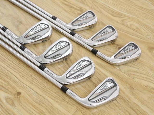 Iron set : Titleist : ชุดเหล็ก Titleist T100 Forged (รุ่นล่าสุด ออกปี 2019) มีเหล็ก 4-Pw (7 ชิ้น) ก้านเหล็ก Project X LZ 120g 6.0 Flex S 