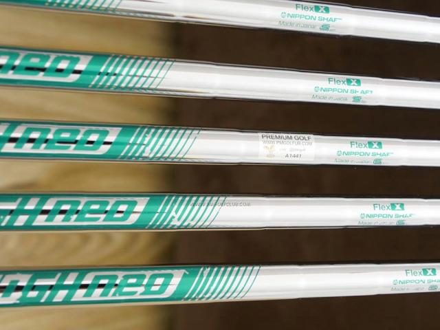 Iron set : Callaway : ชุดเหล็ก Callaway APEX Pro Forged (ออกปี 2019) มีเหล็ก 5-Pw (6 ชิ้น) ก้านเหล็ก NS Pro 950 Neo Flex X