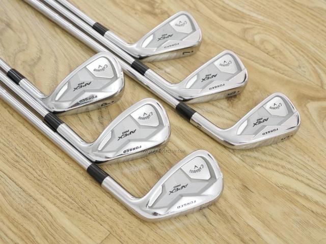 Iron set : Callaway : ชุดเหล็ก Callaway APEX Pro Forged (ออกปี 2019) มีเหล็ก 5-Pw (6 ชิ้น) ก้านเหล็ก NS Pro 950 Neo Flex X