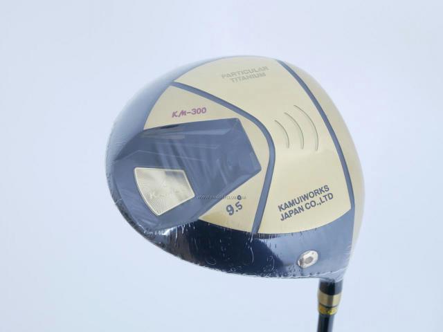 Driver : Kamuiworks : **ของใหม่ ยังไม่แกะพลาสติก** Kamuiworks KM-300 Gold (ปี 2018 หน้าเด้งเกินกฏ มีสปริงข้างใน) Loft 9.5 ก้าน Fujikura Double Kick Flex S