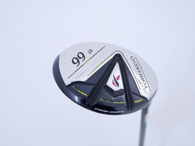 Fairway Wood : Kasco : ไม้กระเทย Kasco Power Tornado SharpShooter 44 (ปี 2018) Loft 28 Flex R