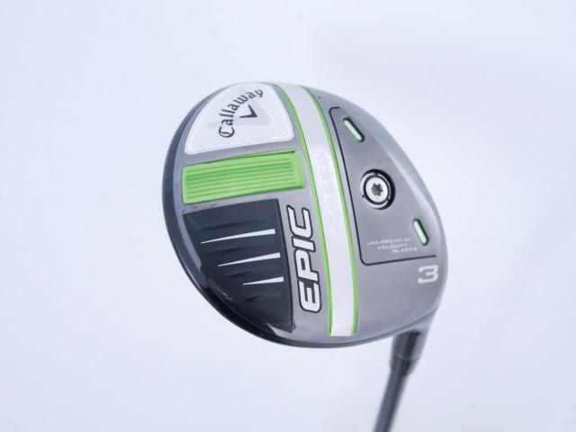 Fairway Wood : callaway : หัวไม้ 3 Callaway EPIC Speed (รุ่นปี 2021) Loft 15 ก้าน Mitsubishi Diamana 50 Flex SR