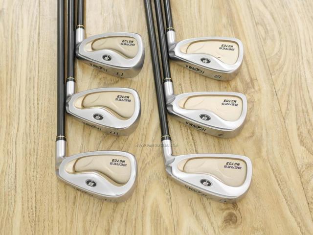 Iron set : Honma : Honma Beres MG703 (หน้าเด้ง) มีเหล็ก 6-11 (6 ชิ้น เทียบเท่า 5-Pw) ก้าน ARMRQ UD49 Flex R (1 ดาว)