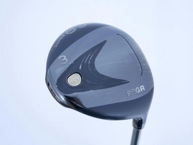 Fairway Wood : PRGR : หัวไม้ 3 PRGR Super Egg (รุ่นล่าสุด ปี 2023 หน้าเด้งเกินกฏ COR 0.84 หายากมาก) Loft 15 ก้าน M-37 Flex R