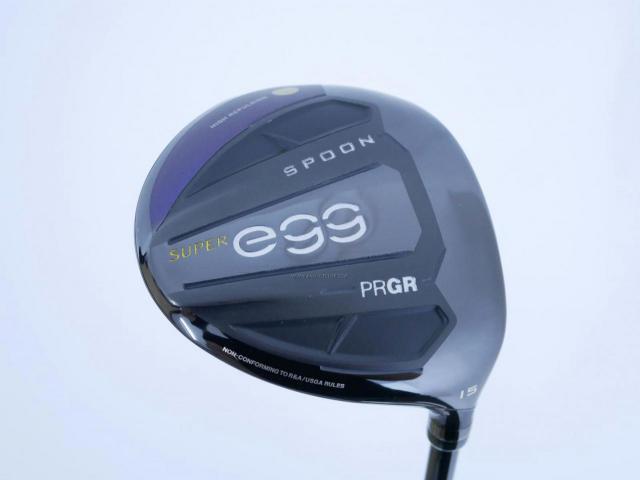 Fairway Wood : PRGR : หัวไม้ 3 PRGR Super Egg (รุ่นปี 2021 หน้าเด้งเกินกฏ COR 0.84 หายากมาก) Loft 15 Flex SR (M-40)