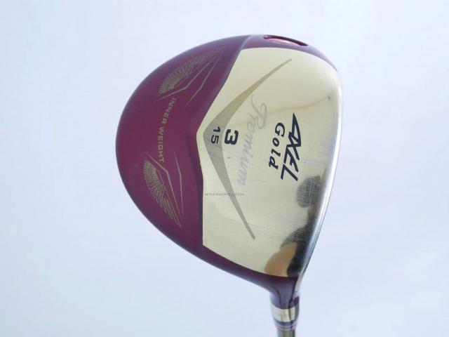 Fairway Wood : Tsuruya : หัวไม้ 3 Tsuruya AXEL Gold Premium IV (รุ่นปี 2021 ตัวท๊อป ของใหม่ 2 หมื่นกว่า) Loft 15 Flex S