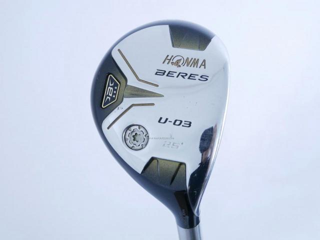 Fairway Wood : Honma : **ก้าน 3 ดาว** ไม้กระเทย Honma Beres U-03 (ออกปี 2015) Loft 25 ก้าน ARMRQ 8 (49) Flex R (3 ดาว)