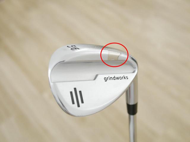 Wedge : Other : **มีตำหนิ** Wedge Grindworks Forged Tungsten (นุ่มมากๆ) Loft 56 ก้านเหล็ก NS Pro Modus 105 Wedge