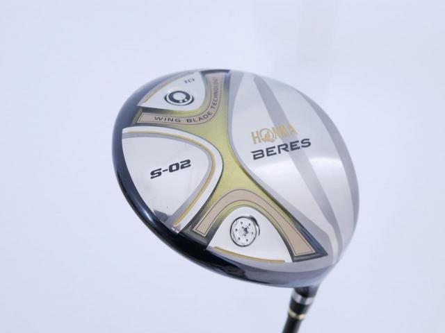 Driver : Honma : ไดรเวอร์ Honma Beres S-02 (460cc.) Loft 10 ก้าน ARMRQ 6 (49) Flex R (2 ดาว)