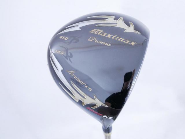 Driver : Worksgolf : Works Golf Maximax Premia MAX 1.7 (หน้าเด้งสุดๆ บางเพียง 1.7 มิล) Loft 10.5 ก้าน Mitsubishi HISHO Premia Flex R