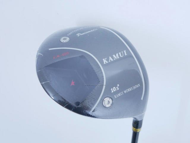 Driver : Kamuiworks : **ของใหม่ ยังไม่แกะพลาสติก** ไดรเวอร์ Kamuiworks KM-400 Non-Conforming (รุ่นล่าสุด ปี 2020 หน้าเด้งเกินกฏ ไกลมากๆ มีสปริงข้างใน) Loft 10.5 ก้าน Fujikura Double Kick Flex S