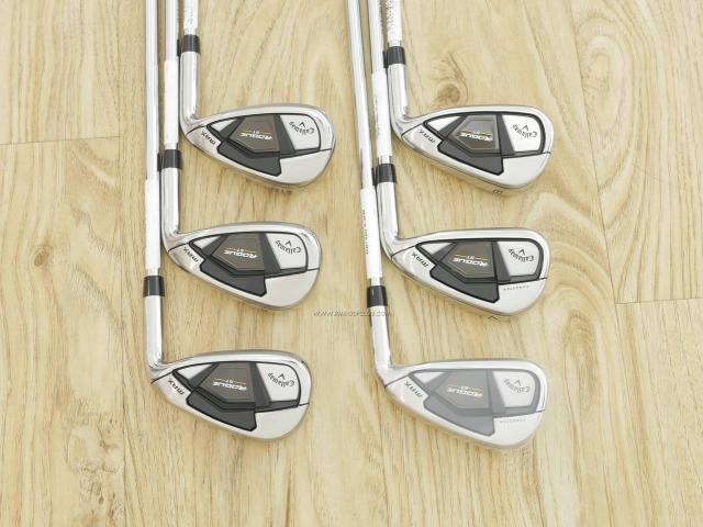 Iron set : Callaway : ชุดเหล็ก Callaway Rogue ST Max (รุ่นล่าสุด ออกปี 2022 ตีง่าย ไกลมาก) มีเหล็ก 6-Pw,Aw (6 ชิ้น) ก้านเหล็ก NS Pro Zelos 7 Flex S