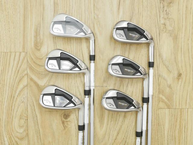 Iron set : Callaway : ชุดเหล็ก Callaway Rogue ST Max (รุ่นล่าสุด ออกปี 2022 ตีง่าย ไกลมาก) มีเหล็ก 6-Pw,Aw (6 ชิ้น) ก้านเหล็ก NS Pro Zelos 7 Flex S