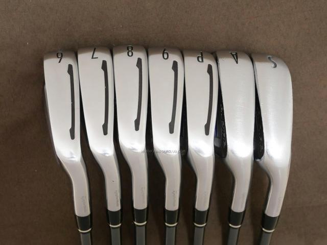 Iron set : Taylormade : ชุดเหล็ก Taylormade Gloire F2 Forged (รุ่นท๊อปสุด Japan Spec. ออกปี 2017) มีเหล็ก 6-Pw,Aw,Sw (7 ชิ้น) ก้านกราไฟต์ Flex R