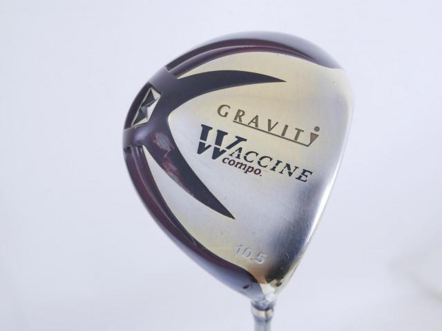 Driver : Other Brand : Gravity Waccine Compo (ไดรเวอร์ Hi-end หน้าเด้งเกินกฏ 455cc.) Loft 10.5 สุดยอดก้าน Crazy Sports Type-A Flex R