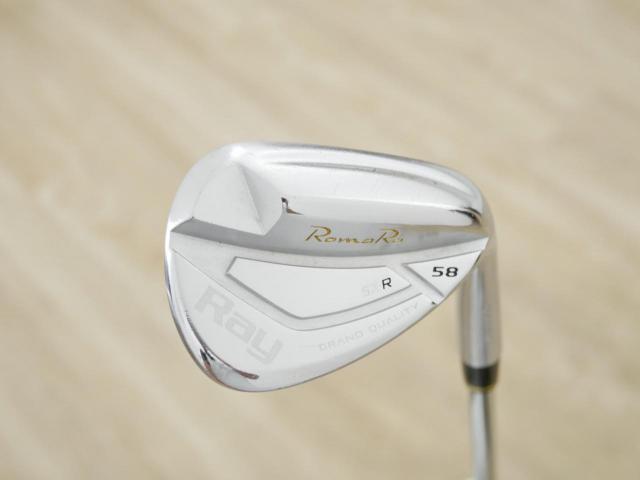 Wedge : Romaro : Wedge Romaro Ray SX-R Forged Loft 58 ก้านเหล็ก Dynamic Gold 115 MID S200
