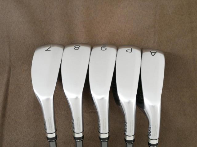 Iron set : PRGR : ชุดเหล็กกระเทย PRGR Super Egg Iron (รุ่นปี 2023 ตัวท๊อปสุด หน้าเด้งเกินกฏ ใช้แข่งไม่ได้ ตีไกลมากๆ) มีเหล็ก 7-Pw,Aw (5 ชิ้น) ก้านกราไฟต์ Flex R (M-37)