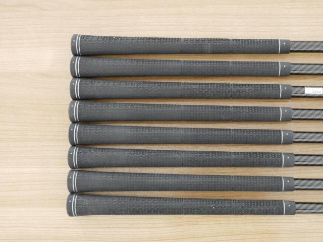 Iron set : PRGR : ชุดเหล็กกระเทย PRGR Super Egg Iron (รุ่นปี 2023 ตัวท๊อปสุด หน้าเด้งเกินกฏ ใช้แข่งไม่ได้ ตีไกลมากๆ) มีเหล็ก 6-Pw,Aw,As,Sw (8 ชิ้น) ก้านกราไฟต์ Flex R2 (M-35)