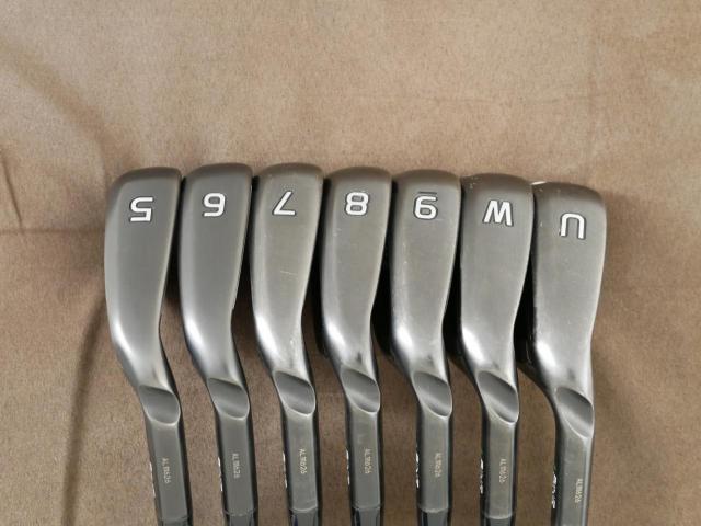 Iron set : Ping : ชุดเหล็ก Ping G710 (ปี 2021 Japan Spec. ใบใหญ่ ง่ายที่สุด ไกลที่สุดของ Ping) มีเหล็ก 5-Pw,Aw (7 ชิ้น) ก้านเหล็ก NS Pro Modus 105 Flex S