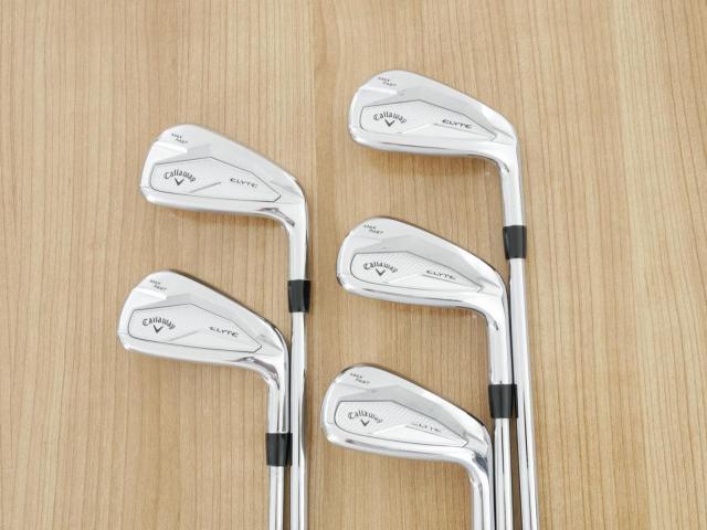 Iron set : Callaway : ชุดเหล็ก Callaway ELYTE Max Fast (รุ่นล่าสุด ออกปี 2025 ตีง่ายมาก ไกล Japan Spec.) มีเหล็ก 6-Pw (5 ชิ้น) ก้านเหล็ก NS Pro ZELOS Flex S