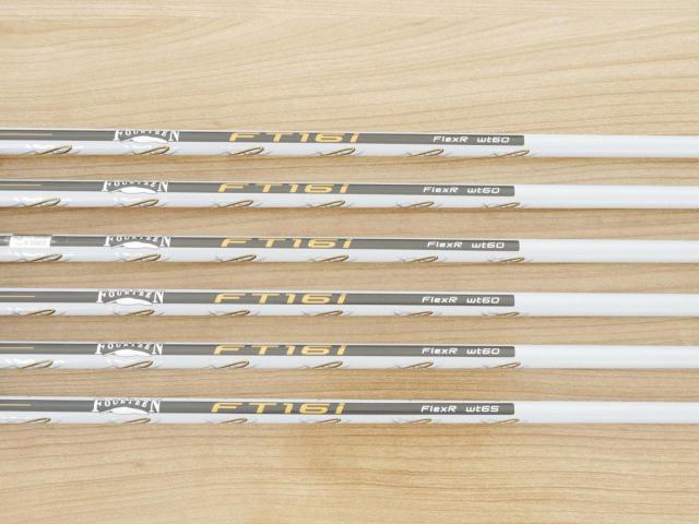 Iron set : Fourteen : ชุดเหล็ก Fourteen TC-404 (ปี 2018 ใบใหญ่ ตีไกลมาก เหล็ก 7 Loft 28) มีเหล็ก 6-Pw,Aw (6 ชิ้น) ก้านกราไฟต์ Flex R