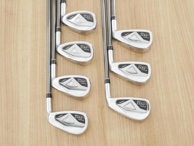 Iron set : Tourstage : ชุดเหล็ก Tourstage PHYZ Forged (ซีรี่ย์ท๊อป นุ่มไกล) มีเหล็ก 5-Pw,Aw (7 ชิ้น) ก้านกราไฟต์ Flex R