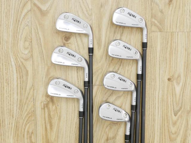 Iron set : Honma : ชุดเหล็ก Honma Tour World TW-X Forged (ปี 2020) มีเหล็ก 5-11 (7 ชิ้น) ก้านกราไฟต์ Honma Vizard 85 Flex R