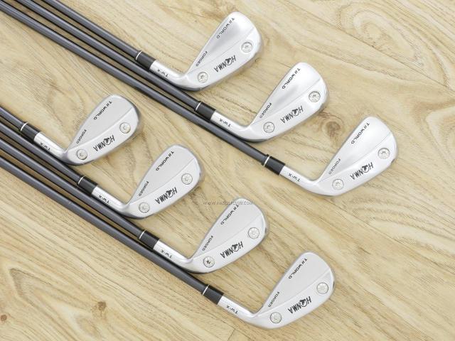 Iron set : Honma : ชุดเหล็ก Honma Tour World TW-X Forged (ปี 2020) มีเหล็ก 5-11 (7 ชิ้น) ก้านกราไฟต์ Honma Vizard 85 Flex R