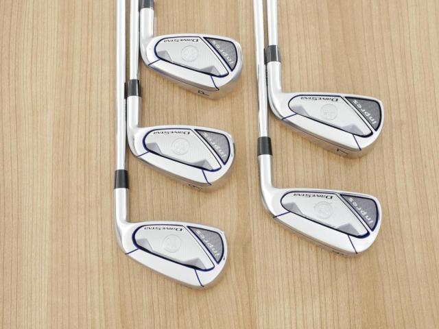 Iron set : Yamaha : ชุดเหล็ก Yamaha Inpres DriveStar (ออกปี 2023 ตีไกลที่สุด ไกลกว่าเหล็กทั่วไป 2 เบอร์ หน้าเด้งมากๆ) มีเหล็ก 6-Pw (5 ชิ้น) ก้านเหล็ก NS Pro 850 Neo Flex S