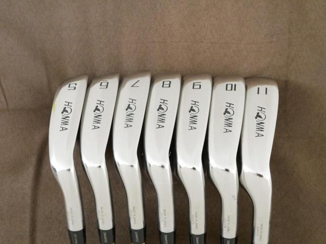 Iron set : Honma : ชุดเหล็ก Honma LB-515 (ใบใหญ่มาก หน้าเด้ง ตีง่ายมาก) มีเหล็ก 5-11 (7 ชิ้น) ก้านเหล็ก NS Pro 850 Flex S