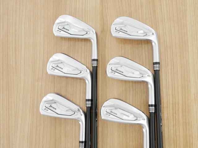 Iron set : Other Brand : ชุดเหล็ก Srixon ZX5 MK II Forged (ออกปี 2023) มีเหล็ก 5-Pw (6 ชิ้น) ก้านกราไฟต์ Fujikura AXIOM 105 Flex S