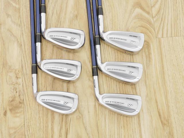 Iron set : Mizuno : ชุดเหล็ก Mizuno S-100 Forged มีเหล็ก 5-Pw (6 ชิ้น) ก้านกราไฟต์ Flex R