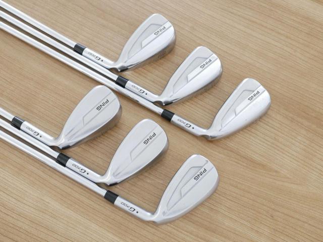 Iron set : Ping : **มีตำหนิ** ชุดเหล็ก Ping G700 (ปี 2019 Japan Spec. ใบใหญ่ ง่ายที่สุด ไกลที่สุดของ Ping) มีเหล็ก 6-Pw,Aw (6 ชิ้น) ก้านเหล็ก NS Pro ZELOS 8 Flex S