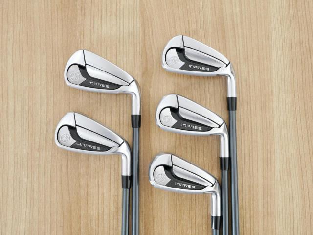Iron set : Yamaha : ชุดเหล็ก Yamaha Inpres DriveStar Type D (รุ่นล่าสุด ออกปี 2024 ตีไกลที่สุด ไกลกว่าเหล็กทั่วไป 2 เบอร์ หน้าเด้งมากๆ) มีเหล็ก 6-Pw (5 ชิ้น) ก้านกราไฟต์ Fujikura Speeder NX M-425i Flex SR