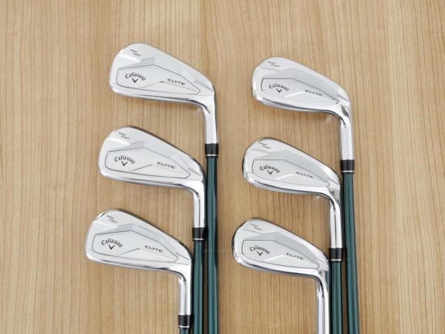 Iron set : Callaway : ชุดเหล็ก Callaway ELYTE Max Fast (รุ่นล่าสุด ออกปี 2025 ตีง่ายมาก ไกล Japan Spec.) มีเหล็ก 6-Pw,Aw (6 ชิ้น) ก้านกราไฟต์ UST Mamiya LINQ 40 Flex R