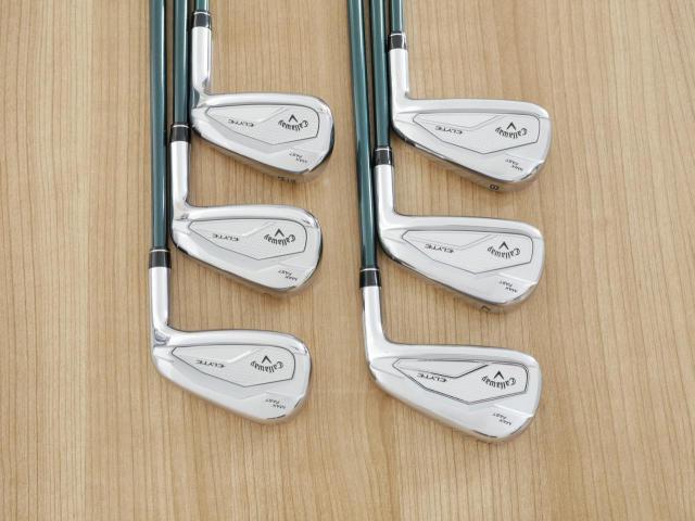 Iron set : Callaway : ชุดเหล็ก Callaway ELYTE Max Fast (รุ่นล่าสุด ออกปี 2025 ตีง่ายมาก ไกล Japan Spec.) มีเหล็ก 6-Pw,Aw (6 ชิ้น) ก้านกราไฟต์ UST Mamiya LINQ 40 Flex R