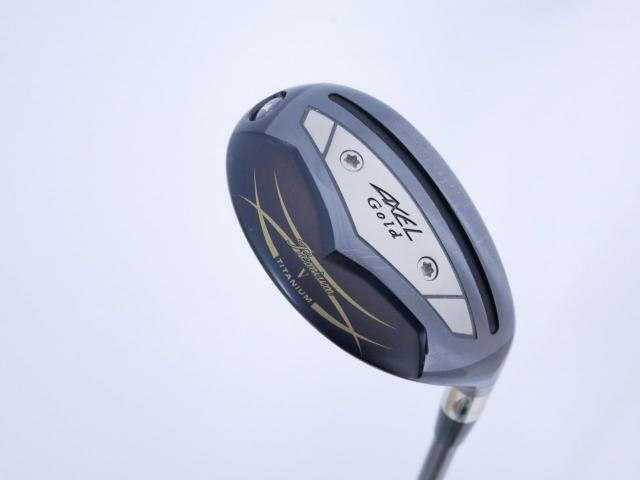Fairway Wood : Tsuruya : ไม้กระเทย Tsuruya AXEL Gold Premium 5 (รุ่นปี 2023 ตัวท๊อป เด้งเกินกฏ ของใหม่ 2 หมื่นกว่า) Loft 23 Flex R