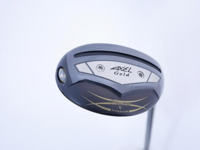 Fairway Wood : Tsuruya : ไม้กระเทย Tsuruya AXEL Gold Premium 5 (รุ่นปี 2023 ตัวท๊อป เด้งเกินกฏ ของใหม่ 2 หมื่นกว่า) Loft 23 Flex R