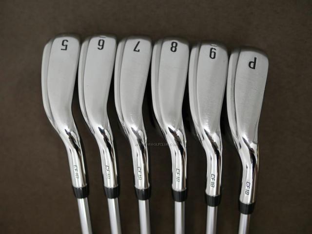 Iron set : Callaway : ชุดเหล็ก Callaway Rogue CF18 (ออกปี 2018 ตีง่าย ไกล) มีเหล็ก 5-Pw (6 ชิ้น) ก้านเหล็ก KBS Max 90 Flex R