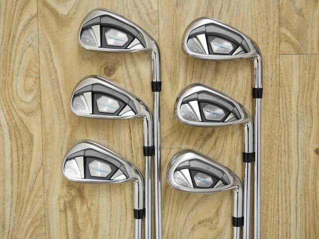 Iron set : Callaway : ชุดเหล็ก Callaway Rogue CF18 (ออกปี 2018 ตีง่าย ไกล) มีเหล็ก 5-Pw (6 ชิ้น) ก้านเหล็ก KBS Max 90 Flex R